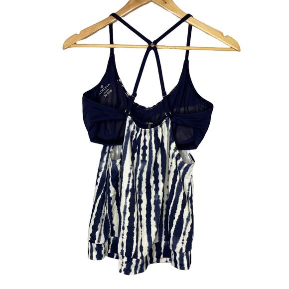 Athleta Wave Break Blousy Tankini Bathing Suit Top Size 34D/DD - Picture 3 of 14